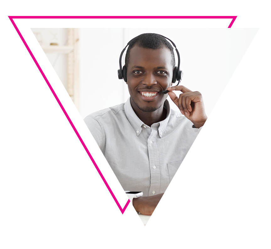 Man with headset