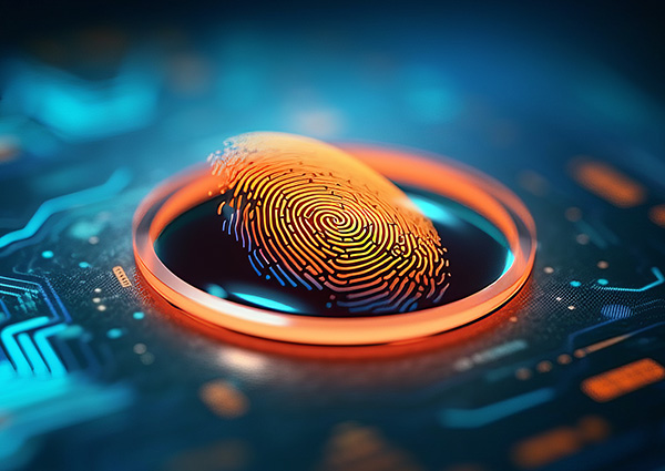 Digital Thumbprint representing data privacy